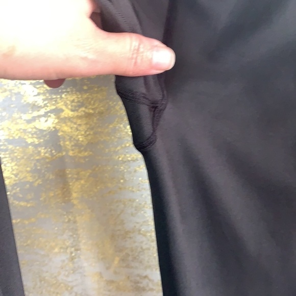 LULULEMON Athletica Black/White Wunder Under Pant Size 8 - Picture 7 of 14